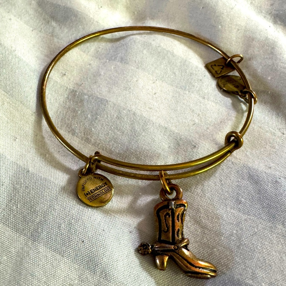 Alex and Ani cowboy boot bangle